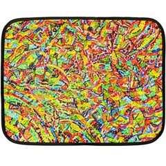 Canvas Acrylic Design Color Fleece Blanket (mini)