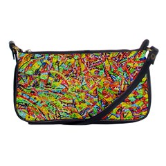 Canvas Acrylic Design Color Shoulder Clutch Bags