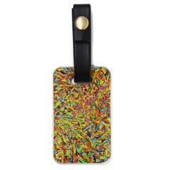 Canvas Acrylic Design Color Luggage Tags (one Side) 