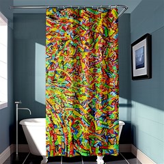 Canvas Acrylic Design Color Shower Curtain 36  X 72  (stall) 