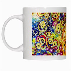 Canvas Acrylic Design Color White Mugs by Amaryn4rt