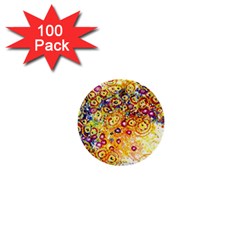 Canvas Acrylic Design Color 1  Mini Buttons (100 Pack) 