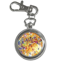 Canvas Acrylic Design Color Key Chain Watches