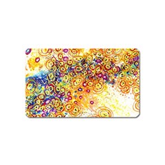 Canvas Acrylic Design Color Magnet (name Card) by Amaryn4rt