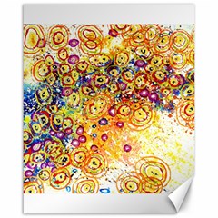 Canvas Acrylic Design Color Canvas 16  X 20  