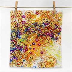 Canvas Acrylic Design Color Face Towel