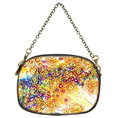 Canvas Acrylic Design Color Chain Purses (two Sides)  by Amaryn4rt