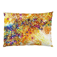 Canvas Acrylic Design Color Pillow Case