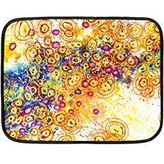 Canvas Acrylic Design Color Fleece Blanket (mini)