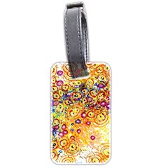 Canvas Acrylic Design Color Luggage Tags (two Sides)