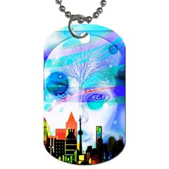 Dirty Dirt Spot Man Doll View Dog Tag (two Sides) by Amaryn4rt