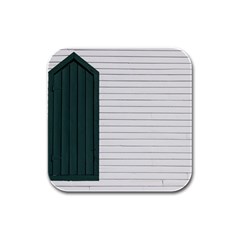 Construction Design Door Exterior Rubber Square Coaster (4 Pack)  by Amaryn4rt