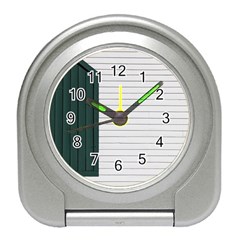 Construction Design Door Exterior Travel Alarm Clocks