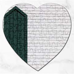 Construction Design Door Exterior Jigsaw Puzzle (heart)