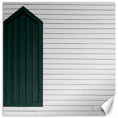 Construction Design Door Exterior Canvas 12  X 12   by Amaryn4rt