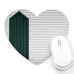 Construction Design Door Exterior Heart Mousepads