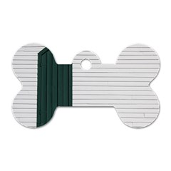 Construction Design Door Exterior Dog Tag Bone (one Side) by Amaryn4rt