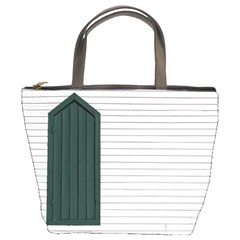 Construction Design Door Exterior Bucket Bags by Amaryn4rt