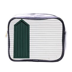 Construction Design Door Exterior Mini Toiletries Bags