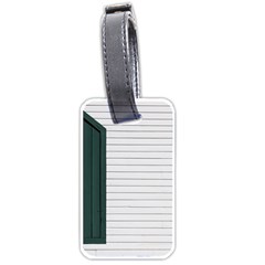 Construction Design Door Exterior Luggage Tags (one Side) 