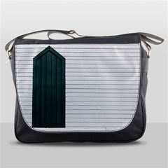 Construction Design Door Exterior Messenger Bags by Amaryn4rt