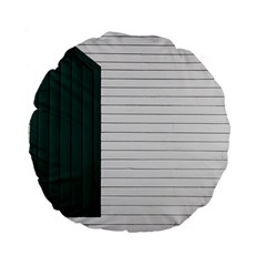 Construction Design Door Exterior Standard 15  Premium Flano Round Cushions by Amaryn4rt