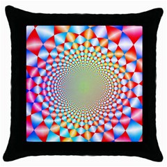 Color Abstract Background Textures Throw Pillow Case (black) by Amaryn4rt