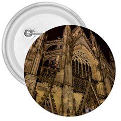 Cologne Church Evening Showplace 3  Buttons by Amaryn4rt