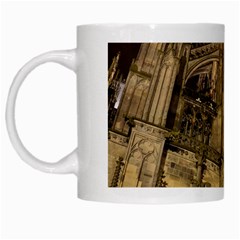 Cologne Church Evening Showplace White Mugs by Amaryn4rt