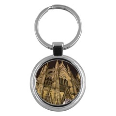 Cologne Church Evening Showplace Key Chains (round)  by Amaryn4rt