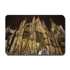 Cologne Church Evening Showplace Small Doormat  by Amaryn4rt