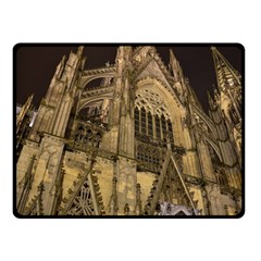 Cologne Church Evening Showplace Fleece Blanket (small) by Amaryn4rt