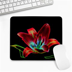 Flower Pattern Design Abstract Background Large Mousepads by Amaryn4rt