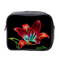 Flower Pattern Design Abstract Background Mini Toiletries Bag 2-side