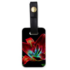 Flower Pattern Design Abstract Background Luggage Tags (one Side) 