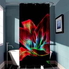 Flower Pattern Design Abstract Background Shower Curtain 36  X 72  (stall)  by Amaryn4rt