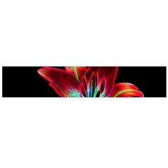 Flower Pattern Design Abstract Background Flano Scarf (large)