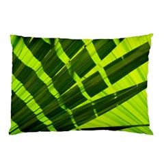 Frond Leaves Tropical Nature Plant Pillow Case by Amaryn4rt