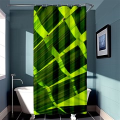 Frond Leaves Tropical Nature Plant Shower Curtain 36  X 72  (stall)  by Amaryn4rt