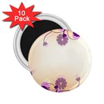 Floral Background 2.25  Magnets (10 pack)  Front