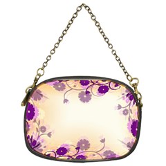 Floral Background Chain Purses (two Sides) 