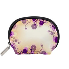 Floral Background Accessory Pouches (small)  by Amaryn4rt