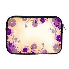 Floral Background Apple Macbook Pro 17  Zipper Case by Amaryn4rt