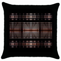 Fractal Art Design Geometry Throw Pillow Case (black) by Amaryn4rt