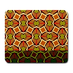 Geometry Shape Retro Trendy Symbol Large Mousepads by Amaryn4rt