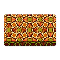 Geometry Shape Retro Trendy Symbol Magnet (rectangular) by Amaryn4rt