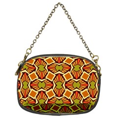 Geometry Shape Retro Trendy Symbol Chain Purses (two Sides) 