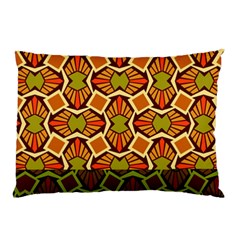 Geometry Shape Retro Trendy Symbol Pillow Case by Amaryn4rt