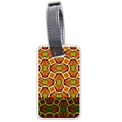 Geometry Shape Retro Trendy Symbol Luggage Tags (one Side)  by Amaryn4rt