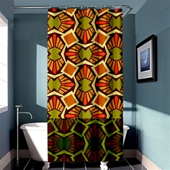 Geometry Shape Retro Trendy Symbol Shower Curtain 36  X 72  (stall)  by Amaryn4rt